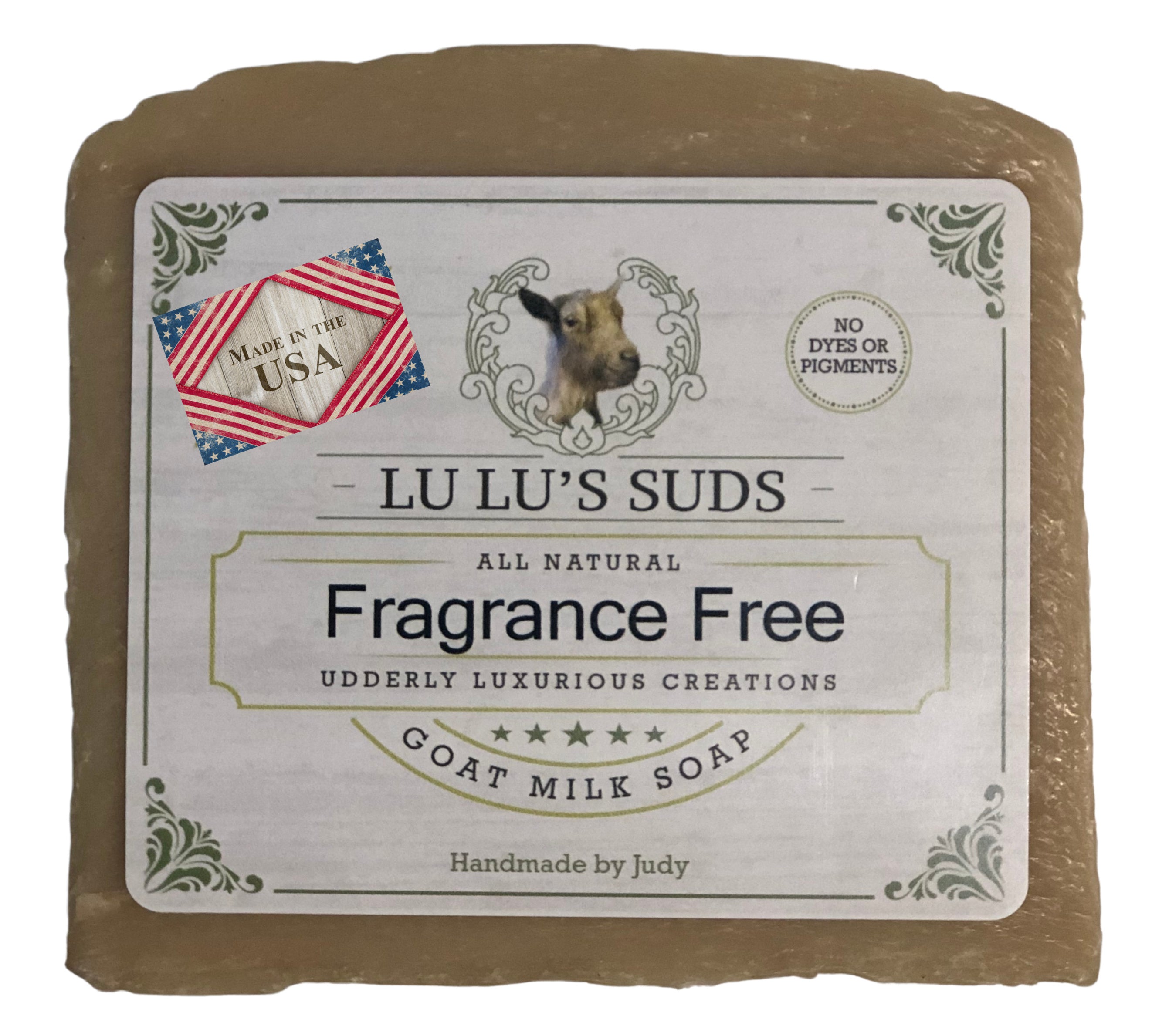 Fragrance Free Goat Milk Soap 5 oz.