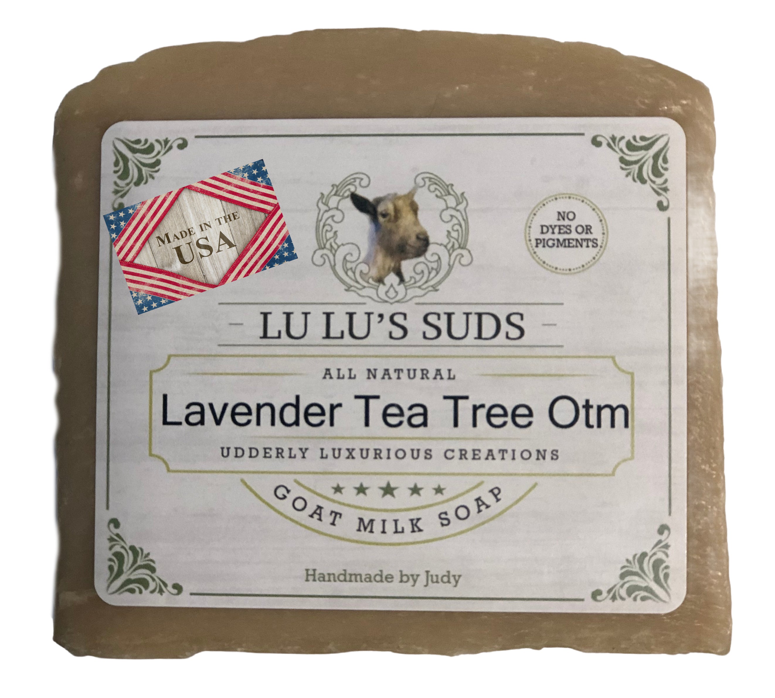 Lavender Tea Tree Oatmeal Goat Milk Soap 5 oz.