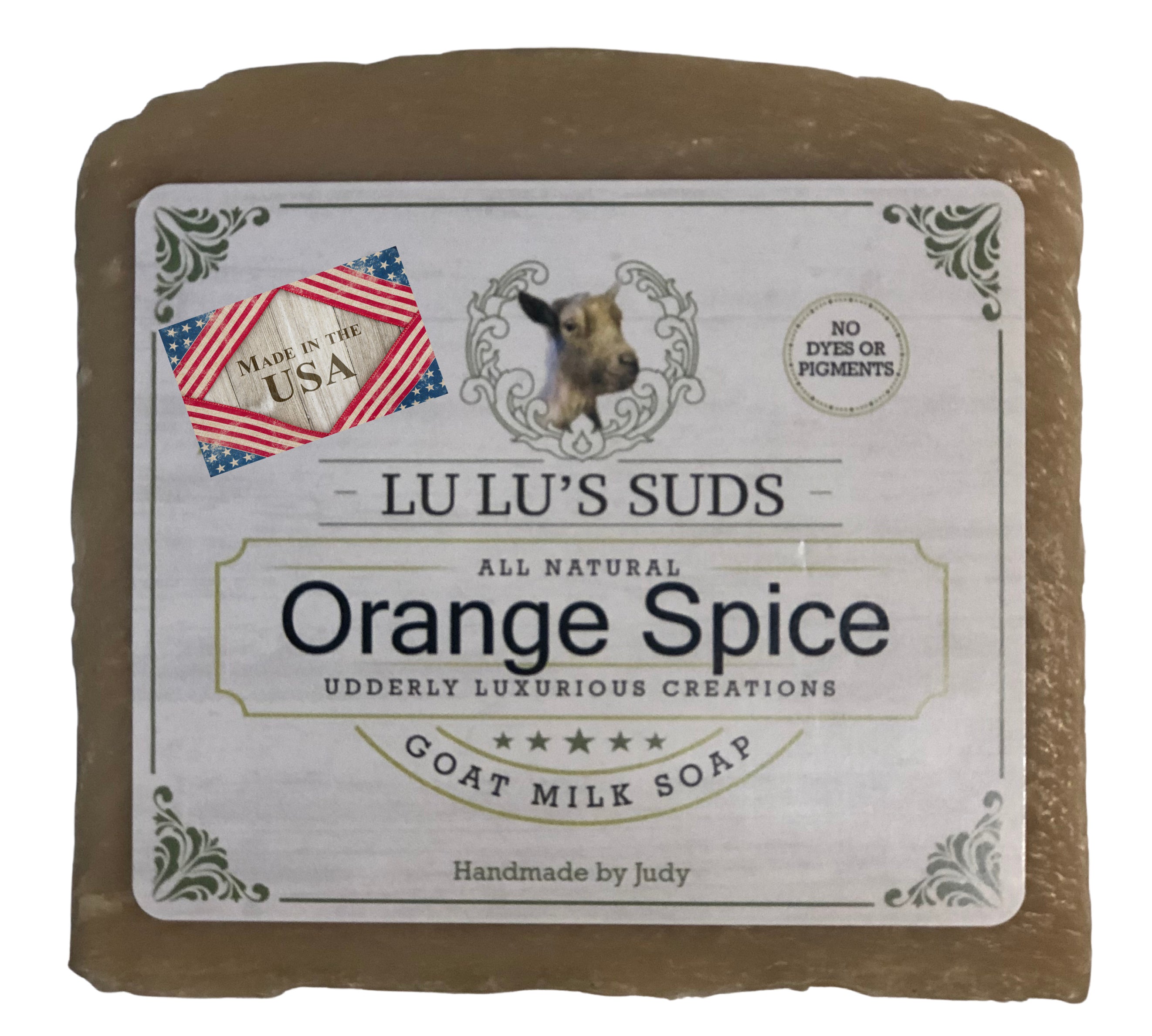 Orange Spice Goat Milk Soap 5 oz.