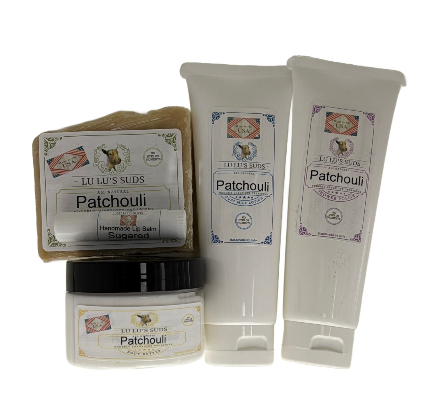 Patchouli Soap, Lotion, Body Butter, Body Shower Polish, Gift Set