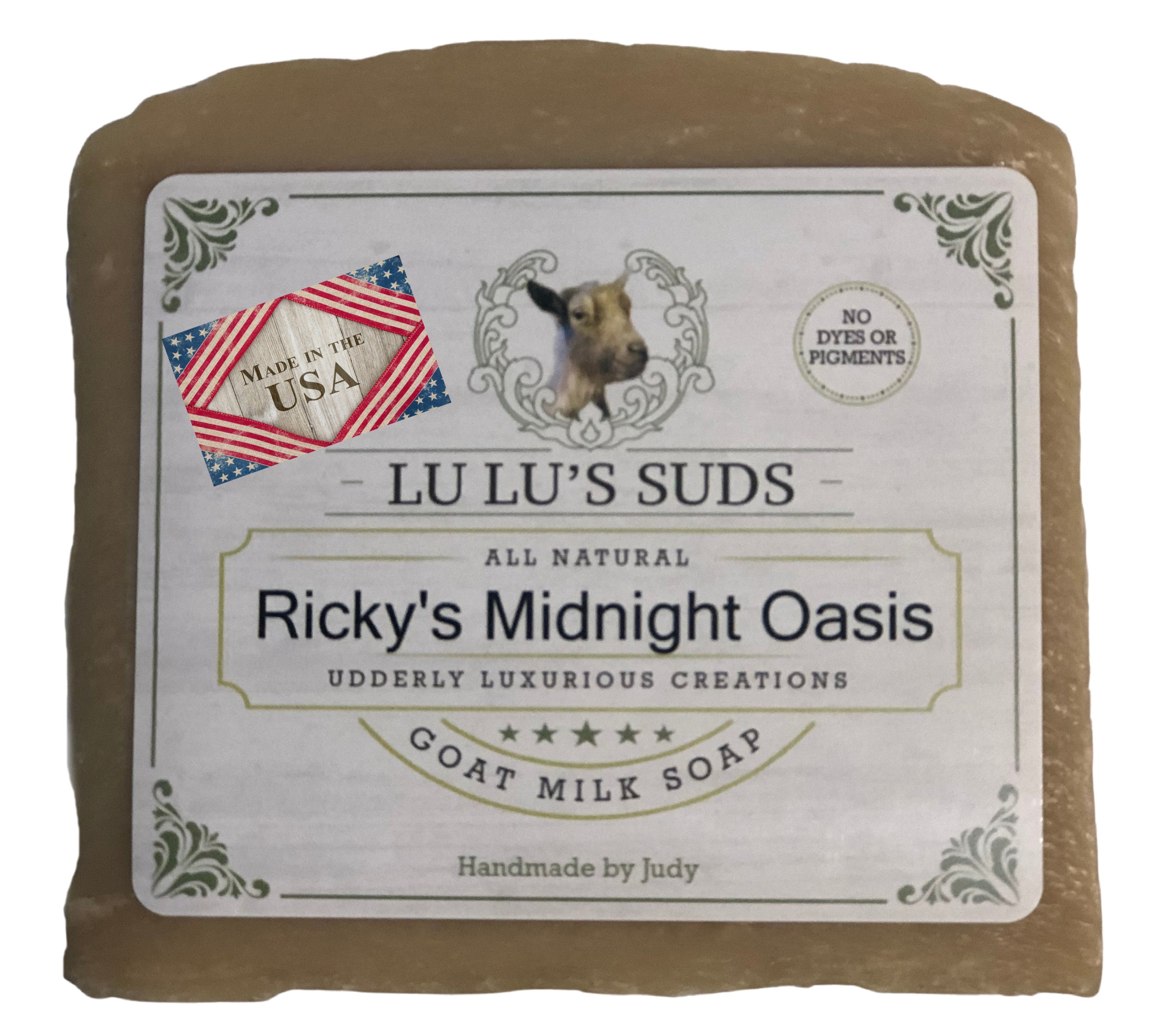 Ricky's Midnight Oasis Goat Milk Soap 5 oz.