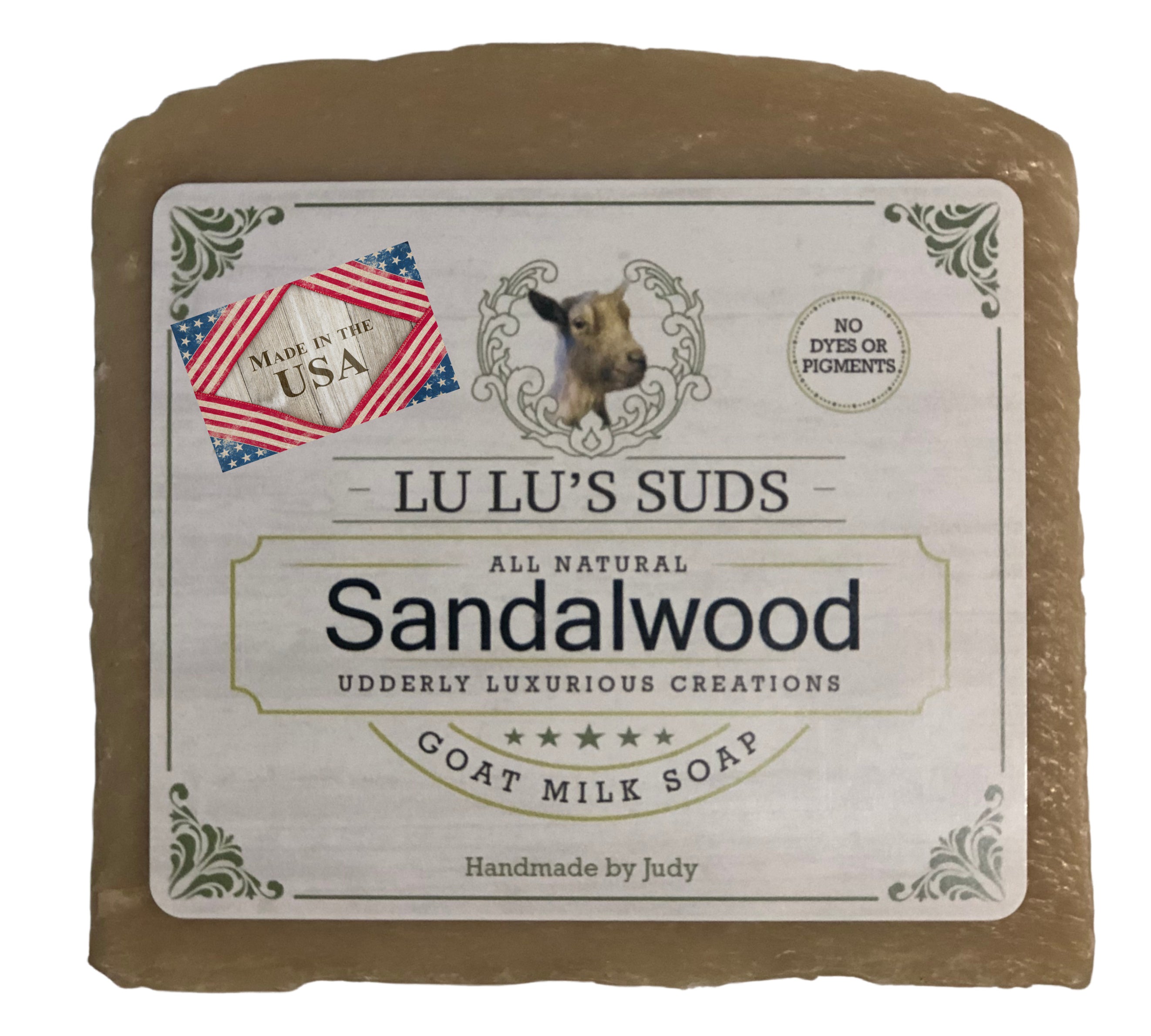 Sandalwood Goat Milk Soap 5 oz.