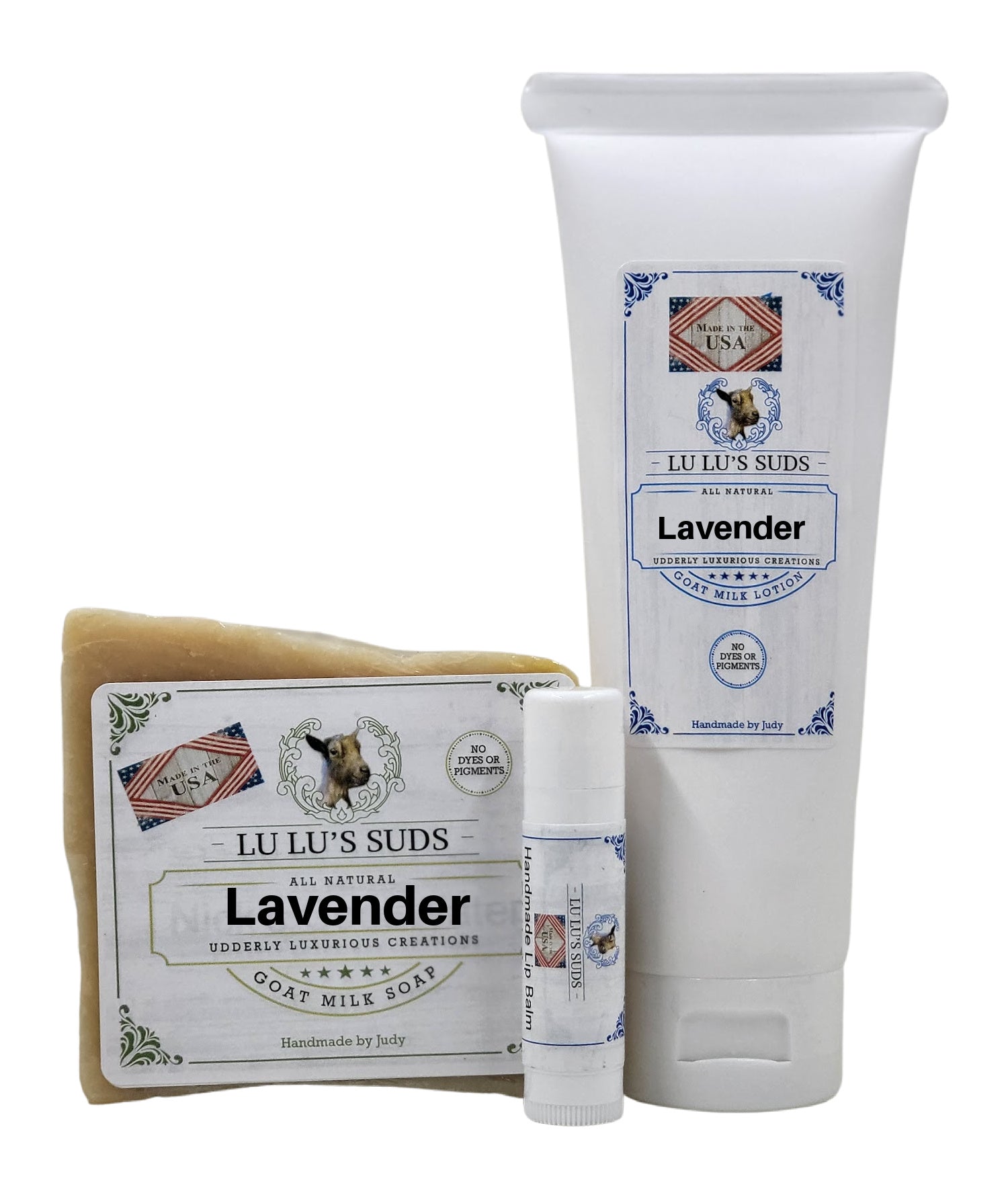 Lavender Soap & Lotion & Lip Balm Gift Bag